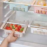 Refrigerator Egg Fruit Storage Box Drawer Baskets Fridge Organizer Shelf