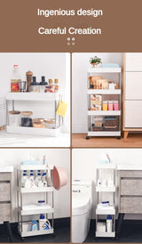 Wide Type High Capacity Multi Purpose Trolly Rack Multifunctional Movable Storage Cart