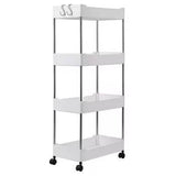 Wide Type High Capacity Multi Purpose Trolly Rack Multifunctional Movable Storage Cart