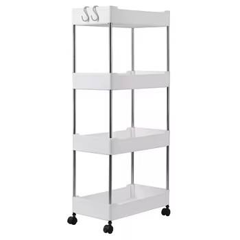 Wide Type High Capacity Multi Purpose Trolly Rack Multifunctional Movable Storage Cart