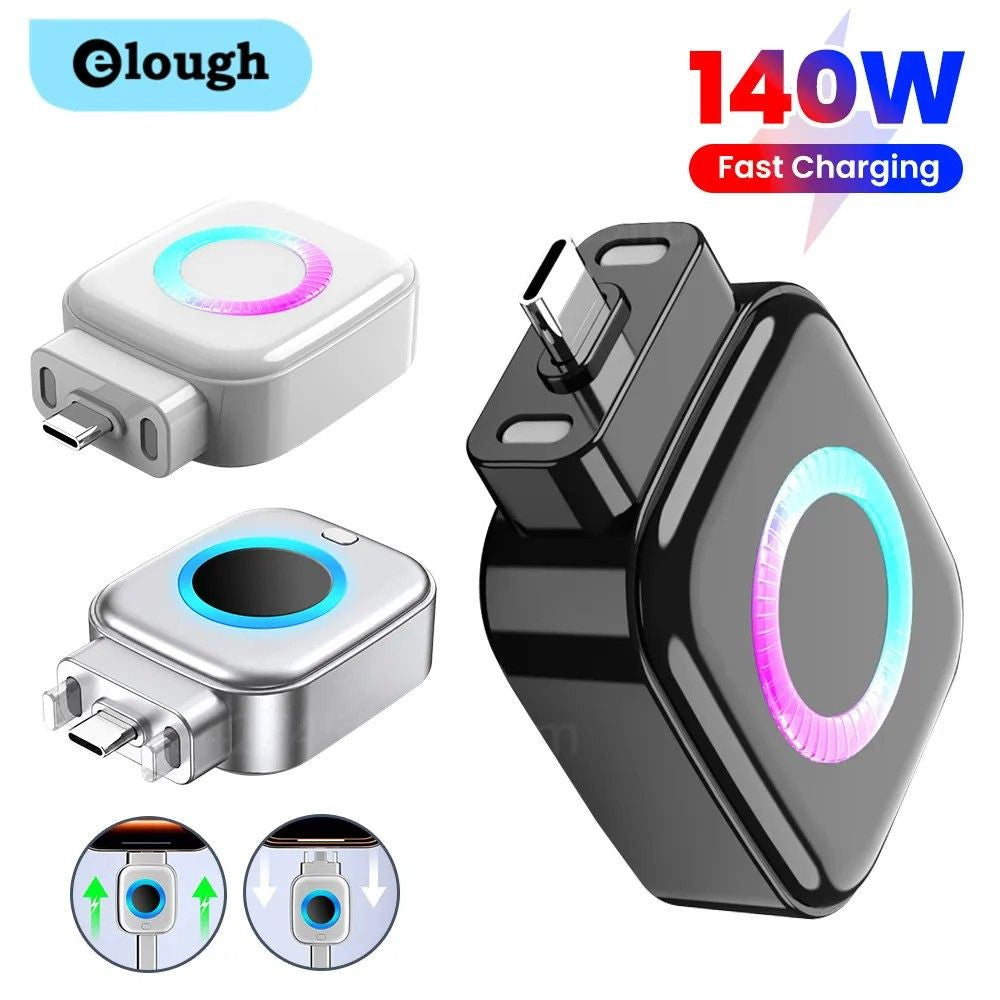 140W USB-C Fast Charger with Smart Auto Cut-Off & Battery Protection
