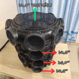 8 Hole Premium Quality 19.5'' Outdoor Fishing Trap ( ৮ মুখের ১৯.৫ ইঞ্চি বড়ো সাইজের মাছ ধরার চ্যাঁই