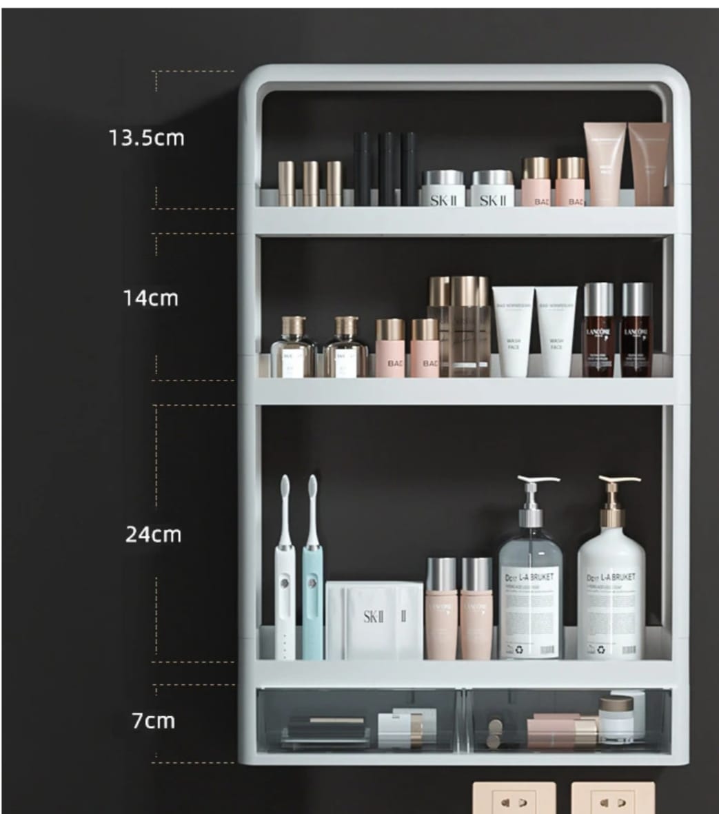 Big Size Multifunctional Kitchen Countertop Bottle Storage Rack Bathroom Toiletries Storage shelf Cosmetics Organizer