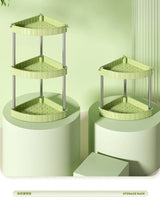 4 Layer Corner Trolly Rack Multifunctional Corner Storage Rack for Every Home (HL035)