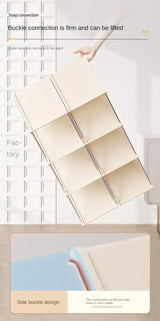 5 Layer Vertical Shoe Rack Space Saving Cabinet With Strong Load Bearing Stainless Steel Stand ( HL034 )