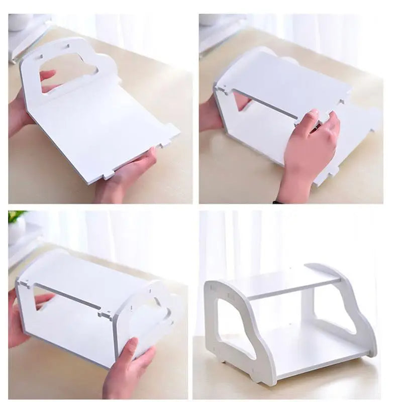 Creative PVC Wall-mounted WiFi Router Shelf