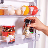 12pcs Adjustable Fridge Dividers Multi-functional Refrigerator Side Door Separator Storage Partition for Organizing Freezer Compartments