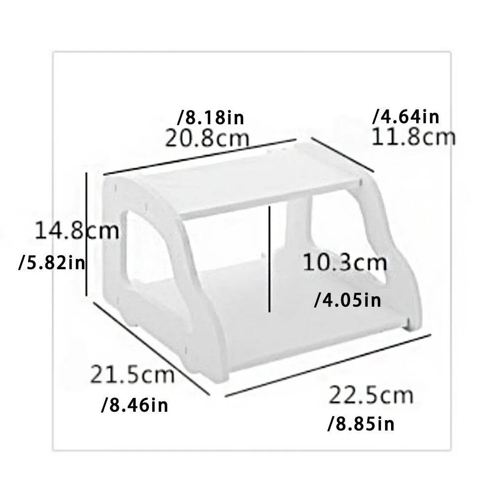 Creative PVC Wall-mounted WiFi Router Shelf